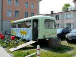 VeloVerleih Cham - Ehemaliger Zugerland Busanhänger abgestellt in Cham am ... VeloVerleih Cham - Ehemaliger Zugerland Busanhänger abgestellt in Cham am ...