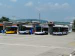 ZVB Zugerland - Busbahnhof beim Bahnhof Baar am 20.08.2010  ...