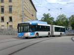 Wagen 395 der Saartal Linien bedient am 27.8.10 die Linie ...