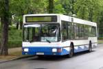 MAN Niederflurbus 1. Generation auf der Linie 290 nach Świnoujście ...