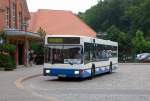 MAN Niederflurbus 1. Generation auf der Linie 290 nach Bansin ...