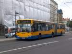 Mercedes-Benz O 405 N (Niederflur-Stadtversion) auf der Linie 70 nach ...