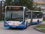 rostock Mercedes-CITARO der Linie 36 kurz vor der Abfahrt an der Station Mecklenburger-Allee in Rostock; 070831