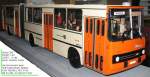 Ikarus Bild 1.1 von 3, 

Modell eines Ikarus 280.03 (Stadtausf�hrung 4 T�ren) im Ma�stab 1:20 (2007) Das Modell habe ich selbst gebaut. (ca. 400 Stunden) 
Es ist ein Nachbau vom:
KOM 7803431, Baujahr ?, Kennz. RPU 9-54 unter MB 21-305, ge�ndert (vermutl. 1990) in 21-502, 35 Sipl/107Stpl
War im Einsatz beim VEB Kraftverkehr Mei�en (heute Verkehrsgesellschaft Mei�en (VGM)) bis 1992 Er wurde vorwiegend auf der Linie 400 Spitzgrund – Friedewald eingesetzt.
