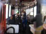 Ikarus Bild 1.2 von 3, 

Modell eines Ikarus 280.03 (Stadtausf�hrung 4 T�ren) im Ma�stab 1:20 (2007) Das Modell habe ich selbst gebaut. (ca. 400 Stunden) 
Zu sehen ist der Innenraum von vorn nach hinten.
