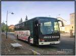 falkenberg-elster K�ssbohrer-Setra 315 GT der Jaich-Reisen auf Linie 526 im Auftrag der Elster NVG, an der Ersatzhaltestelle  Bahnhof Falkenberg/E, 20.10.06.