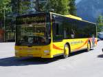 Berner Oberland Grindelwald Bus .. MAN Reisebus in Grindelwald am Warten am 02.09.2007