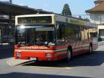 Berner Oberland ASKA - MAN  Regiobus Nr.2  BE 28783  bei der Haltestelle beim Bahnhof von Spiez am 13.09.2007