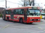 Volvo B10MA VB - Trolleybus Nr. 71 an der Endstation in Nidau eingeteilt auf der Linie 4 nach Loehre am 03.03.2007