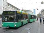 basel BVB - Man Geleknbus Nr.773 unterwegs in den Strassen von Basel eingeteilt auf der Linie 34 nach Bottmingen am 12.05.2007
