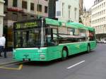 basel BVB - Man Bus Nr.824 unterwegs in den Strassen von Basel eingeteilt auf der Linie 38 nach Allschwil am 12.05.2007