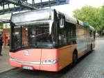 Solaris Urbino Bogestra Solaris Urbino 12 , Linie 336 von Bochum Hbf/Bbf. nach Dortmund - L�tgendortmund.
Werbung von 'BochumerWohnst�tten'(26.09.2007)