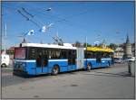 luzern Trolleybus 192 der vbl am 23.07.2007 auf der Seebr�cke in Luzern.