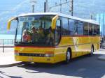 Postauto SETRA / BE 156 358 - Post Regiobus nach Axalp bei der Postauto Haltestelle in Brienz am 13.09.2007