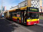 warschau MAN-Gliederbus 3707, Linie 75 im Juni 2005 in Warschau Centrum
