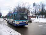 Obus �koda 14TrM f�hrt ...  Driver24 18.02.2011