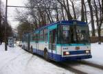 Obus �koda 15Tr03/6 f�hrt ...  Driver24 18.02.2011