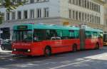 Volvo B10MA VOLVO Gelenktrolley.. Bus Nr 62 mit Aufschrift 1`000`000 Km .. 1985-2005.. Eingeteilt auf der Linie 4 bei der zufahrt zum SBB Bahnhof Biel-Bienne Foto vom 13.09.2006