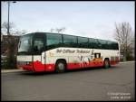 cottbus Der wohl bekannteste Cottbuser ist der Postkutscher.Der Zungenbrecher 'Der Cottbuser Postkutscher putzt den Cottbuser Postkutschkasten blank.', ist allseits bekannt. Hier auf einem Reisebus MB O404 der Cottbusverkehr GmbH. Cottbus, 06.12.06.