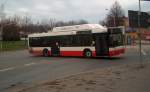 MAN Niederflurbus 2. Generation Hier ein MAN NL 243 CNG (Z-SV 37) auf Linie 22 in die Kolpingstra�e abbiegend. (25.11.06)