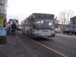 mercedes-benz-o-405-n-niederflur-stadtversion Wagen 21 der CVAG f�hrt als Linie 57 ins Lutherviertel.