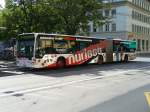 mercedes-benz-o-530-i-citaro Werbe Gelenk Bus der VB Biel.. Bus Nr 148 Eingeteilt auf der Linie 2 vor dem SBB Bahnhof Biel-Bienne .. Foto vom 13.09.2006