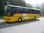Postauto Setra Reisebus in Andermatt am 08.09.2006