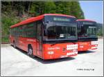 karlsruhe-sudwestbus-rvs Zwei RVS-Connectos abgestellt am Bahnhof Neuenb�rg (W�rttemberg). 06.05.06