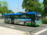 mercedes-benz-o-405--hochflur-stadtversion MB O 407, Wagen 12/8370 der Autobus Sachsen bei der Ausfahrt aus dem Chemnitzer Omnibusbahnhof im Juli 2007