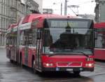 bern Bern Mobil - Erdgas Volvo 7700 Gelenkbus Nr.815 BE 612815 unterwegs zum Bahnhof Bern eingeteilt auf der Linie 13 nach Bahnhof am 09.12.2007