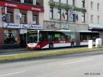 CFL Mercedes Gelenkbus unterwegs Richtung Hassel, aufgenommen gegen�ber dem Bahnhof von Luxemburg am 03.02.08.  