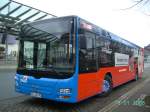 man-niederflurbus-3-generation-lions-city delbus,Delmenhorst aus Delmenhorst.MAN Lion's City Wagen 92.Aufgenommen am ZOB Delmenhorst.