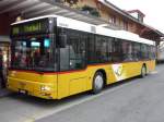 Postauto Post - MAN Bus ZH 780691 bei der Haltestelle vor dem Bahnhof von Langnau-Gattikon am 15.02.2008