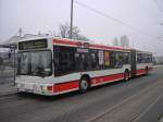 cottbusverkehr-gmbh Wagen 267 am 13.02.2008 an der Haltestelle Hauptbahnhof, Linie 13