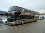 Setra 431 DT Domo Reisen photographi� le 23.01.2012 sur l aire ...