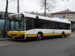 schaffhausen Schaffhausen - Volvo Linienbus Nr 28 SH 38028 bei der Haltestelle vor den Bahnhof von Schaffhausen am 01.01.2008