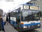zurich Mercedes O405GTZ Nr. 11 der vbz am 26.12.06 beim Milchbuck.
