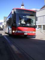 Kt. Graubunden Setra - Bus 315 NF der Engadinbus in Pontresina am 22.02.2008