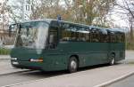 Neoplan Sonstige Mannschaftsbus der Bundespolizei auf dem ZOB Stuttgart. Grund: Kurdendemo.