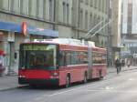bern Bern Mobil - NAW-Hess Trolleybus Nr. 20 unterwegs auf der Linie 11/12 L�nggasse am 18.02.2008