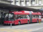 bern Bern Mobil - Erdgas Volvo 7700 Gelenkbus Nr.820 BE 612820 mit Vollwerbung eingeteilt auf der Linie 19 nach Elfenau am 03.01.2008