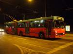 Volvo B10M VB - Trolleybus Nr. 62 unterwegs in den Strassen von Nidau eingeteilt auf der Linie 4 LOEHRE am 18.02.2008 um 
