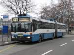 Mercedes Trolleybus Nr.23 bei ...  Hp. Teutschmann 03.03.2008