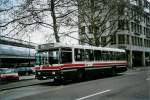 stgallen VBSG St. Gallen Nr. 215/SG 141'215 Saurer/Hess SH 1983; am 4.2.2008 am Bahnhof St. Gallen.