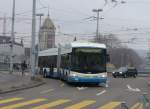 VBZ - Hess-Swisstrolley Nr.146 ...  Hp. Teutschmann 04.03.2008
