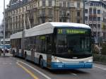 VBZ - Hess-Swisstrolley Nr.156 ...  Hp. Teutschmann 04.03.2008