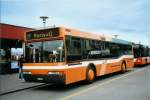 Neoplan N 40-Serie AOT Amriswil Nr. 9/TG 70'015 Neoplan 1996 (ex SBC Chur Nr. 3); am 4.2.2008 am Bahnhof Amriswil. Dieses Fahrzeug war urspr�nglich f�r die AAGL Liestal vorgesehen!