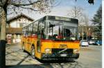 Postauto PU Lengacher, M�nsingen BE 26'963 Volvo/Hess; am 11.2.2008 am Bahnhof Wichtrach.