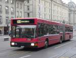 MAN Niederflurbus 1. Generation Bern Mobil - MAN Gelenkbus Nr.234 BE 513234 unterwegs auf der Linie 10 K�niz Schliern am 09.01.2008