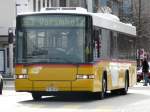 Postauto Postauto - Volvo - Hess / SO 20145 vor dem Bahnhof in Lyss am 02.03.2008